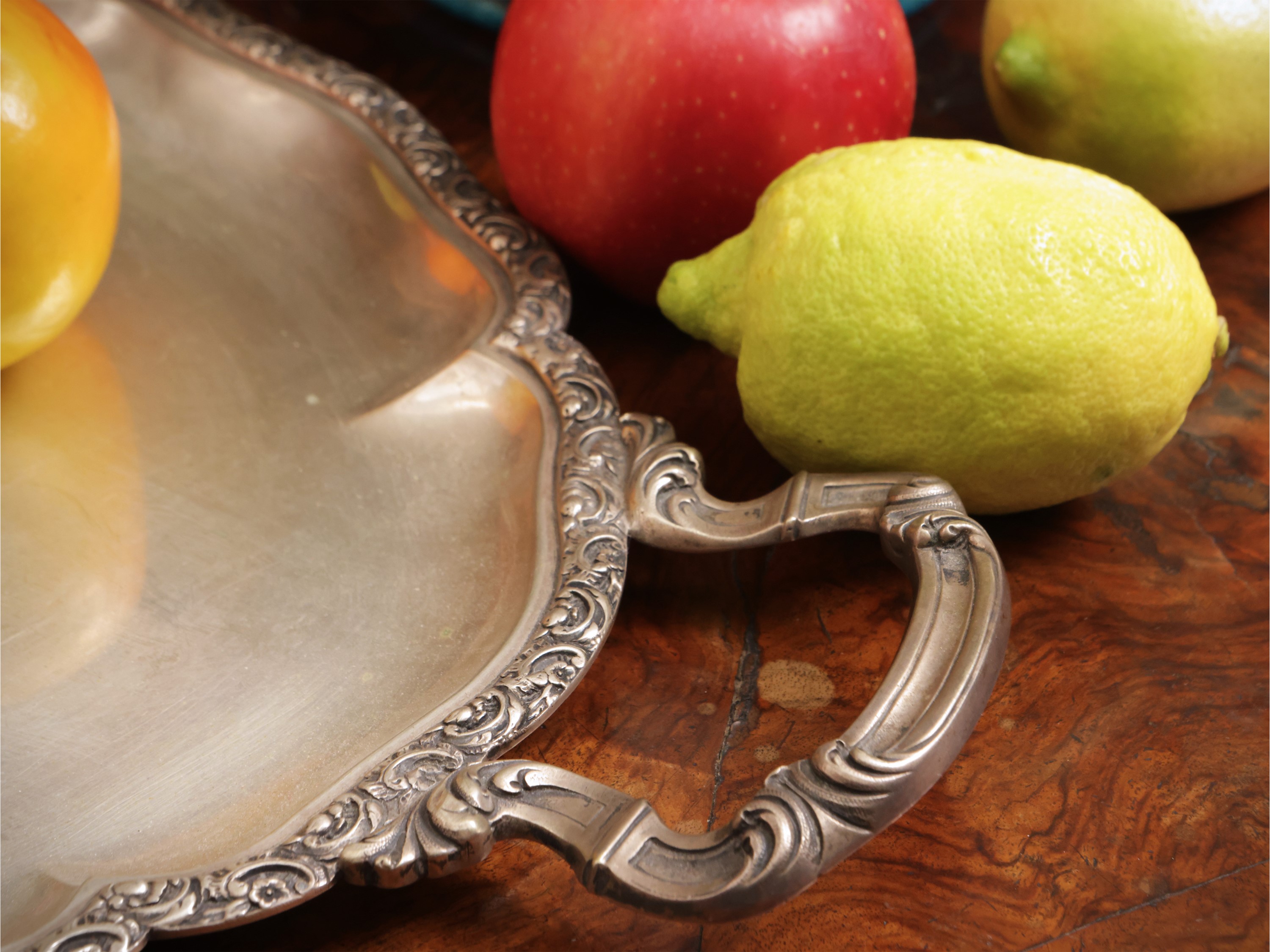 Guantiera in argento