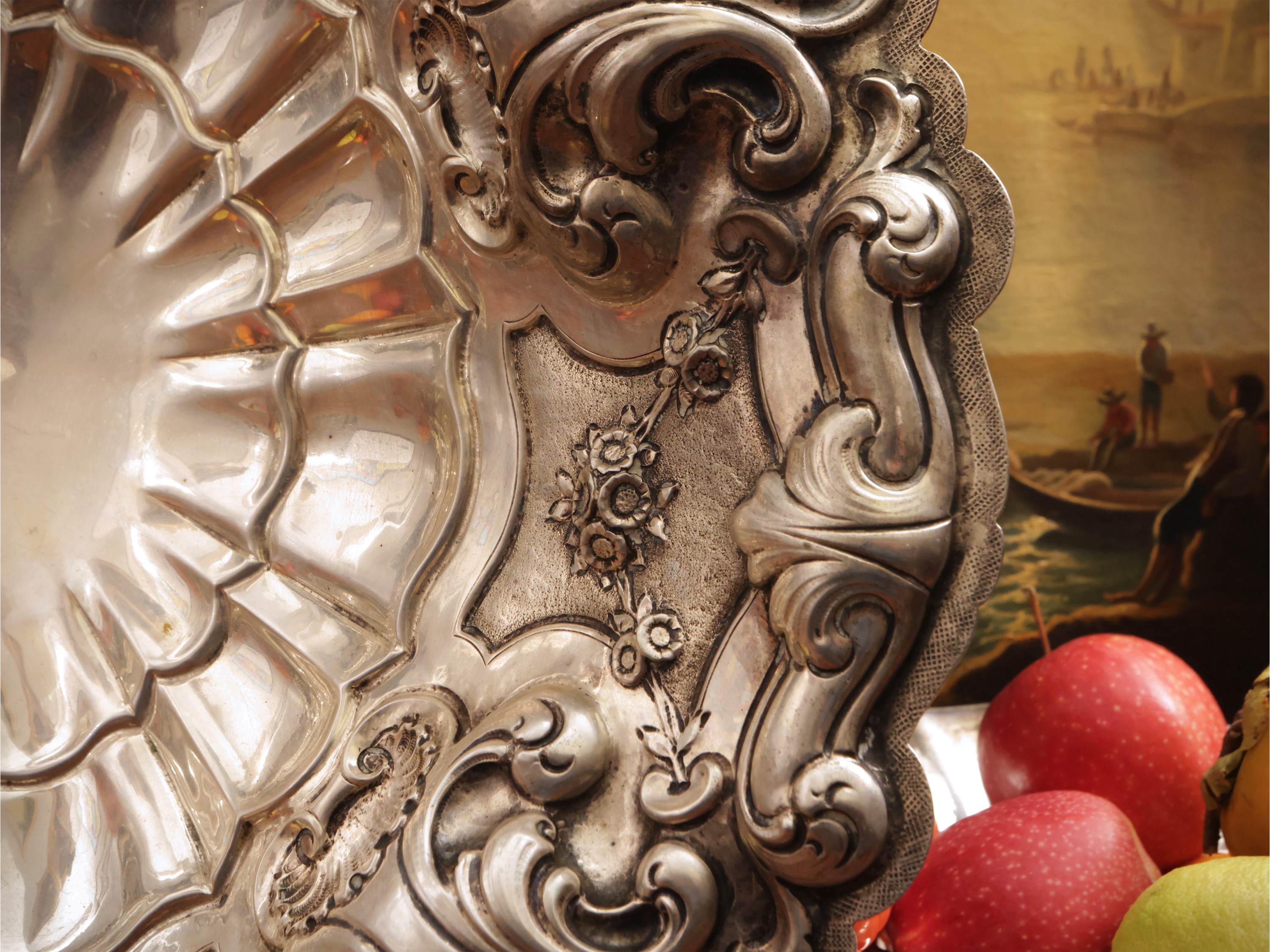 Centrotavola in argento