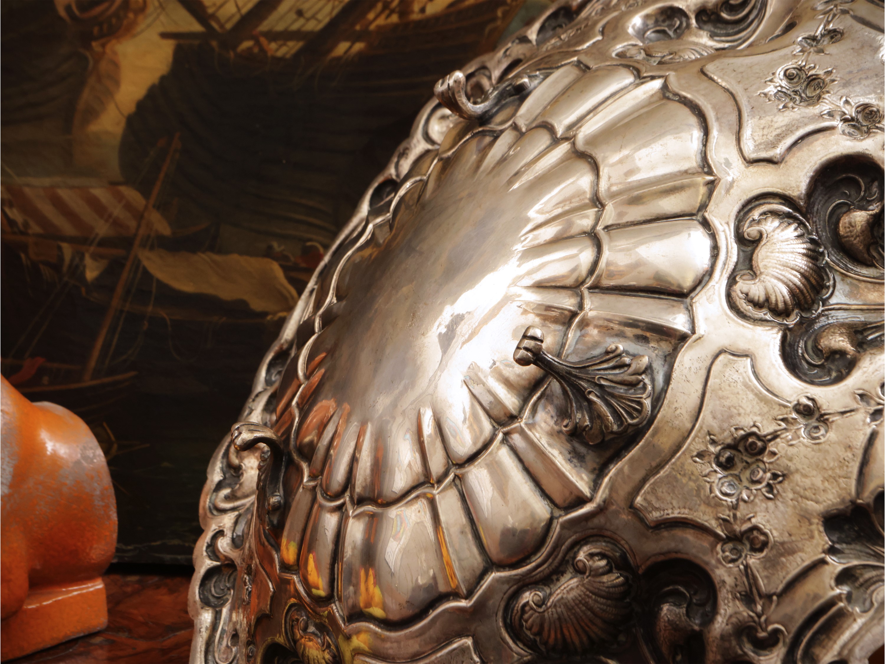 Centrotavola in argento