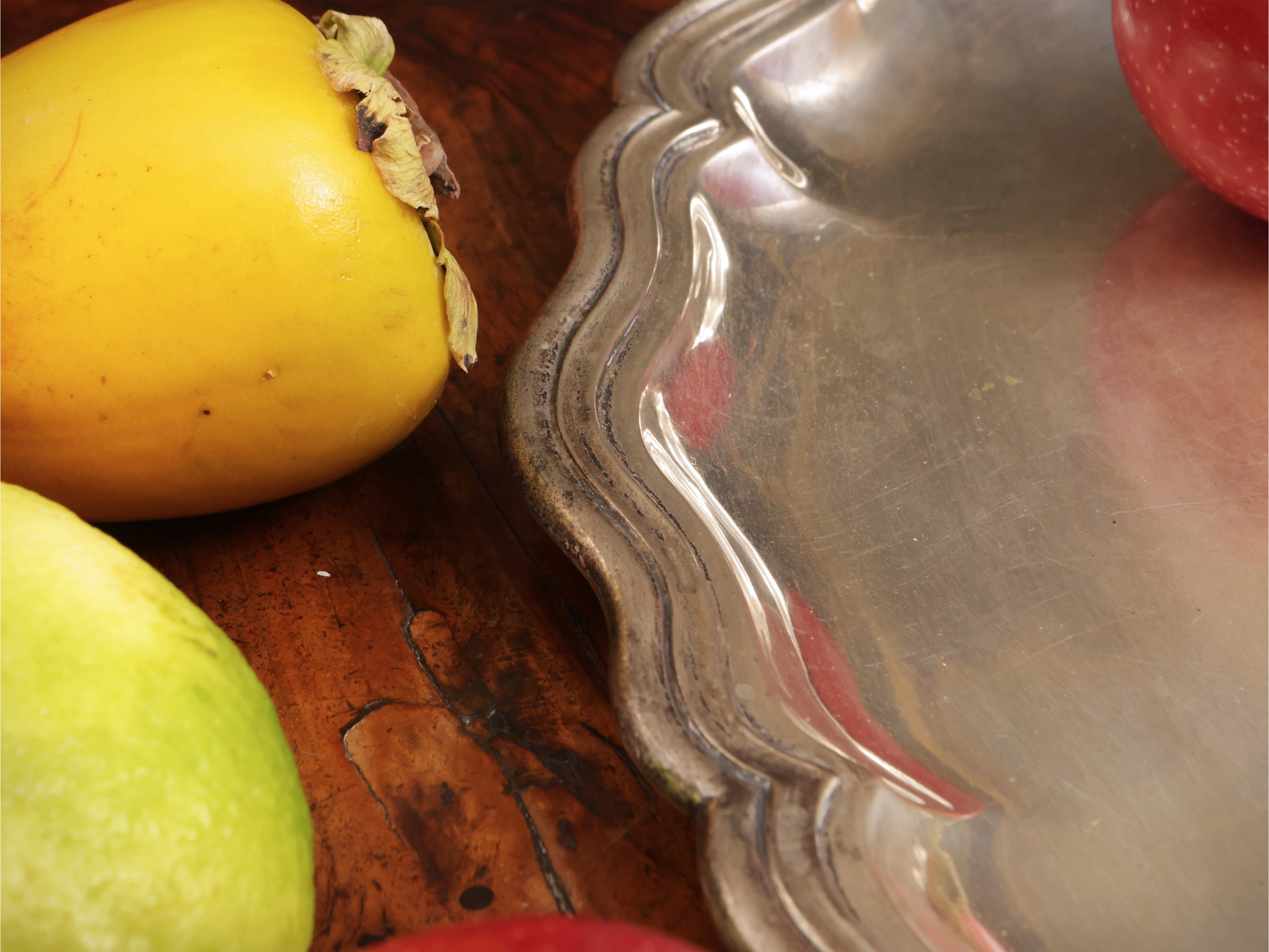 Vassoio ovale in argento