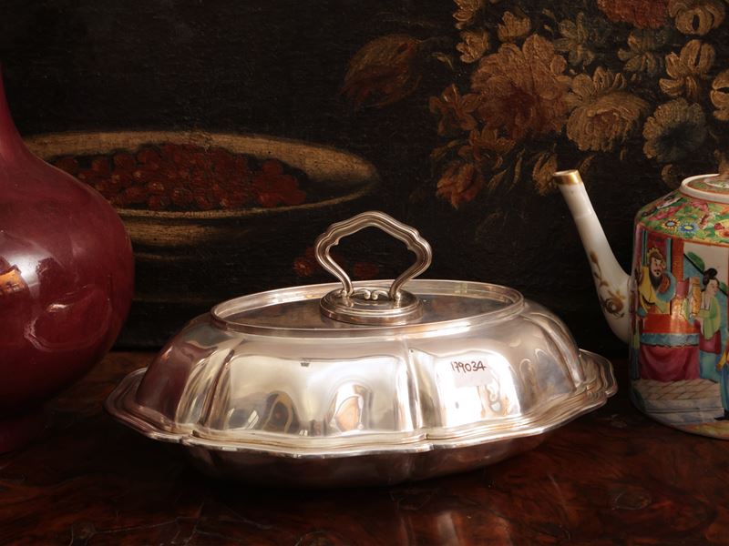 Legumiera in argento