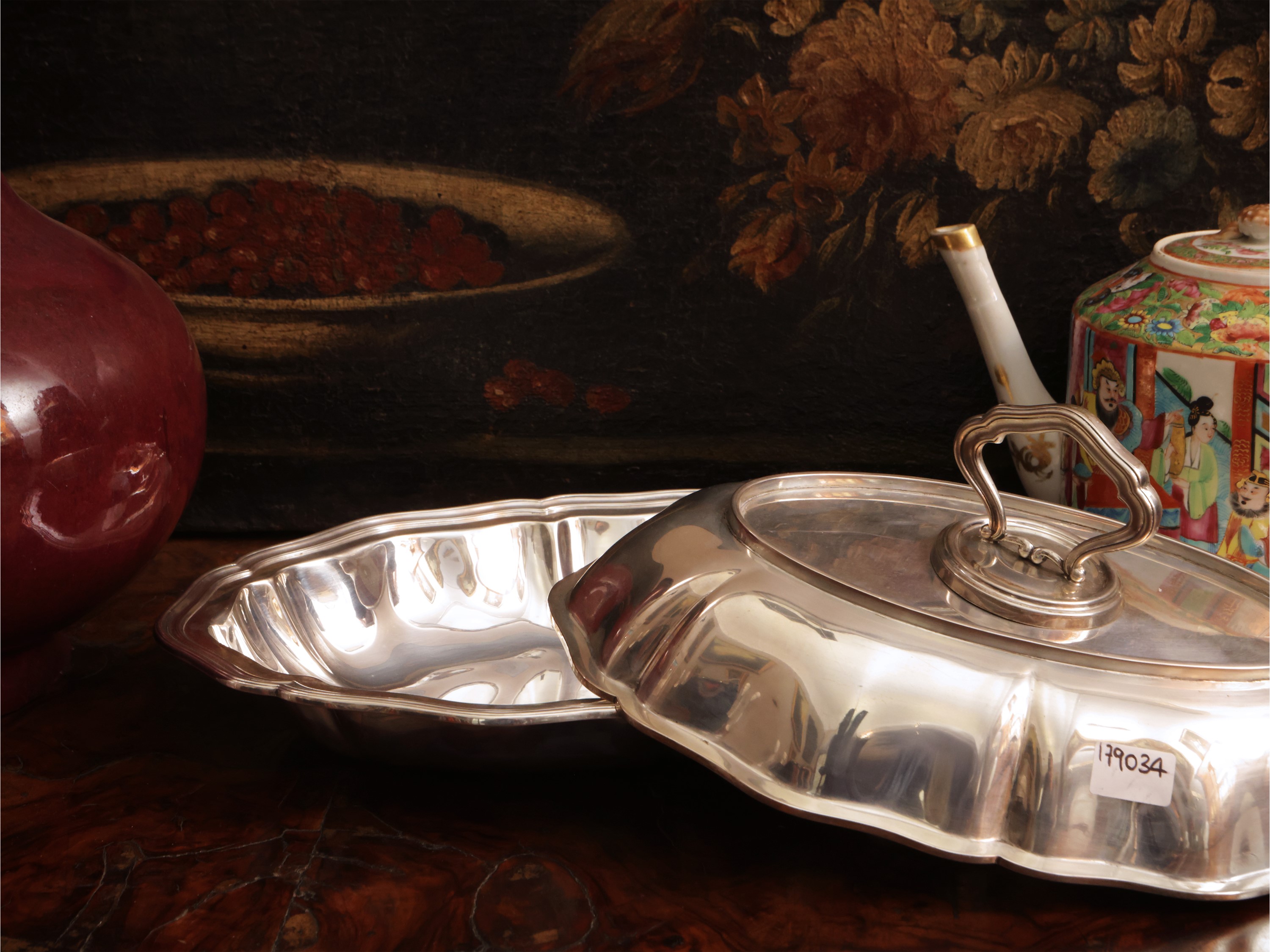 Legumiera in argento