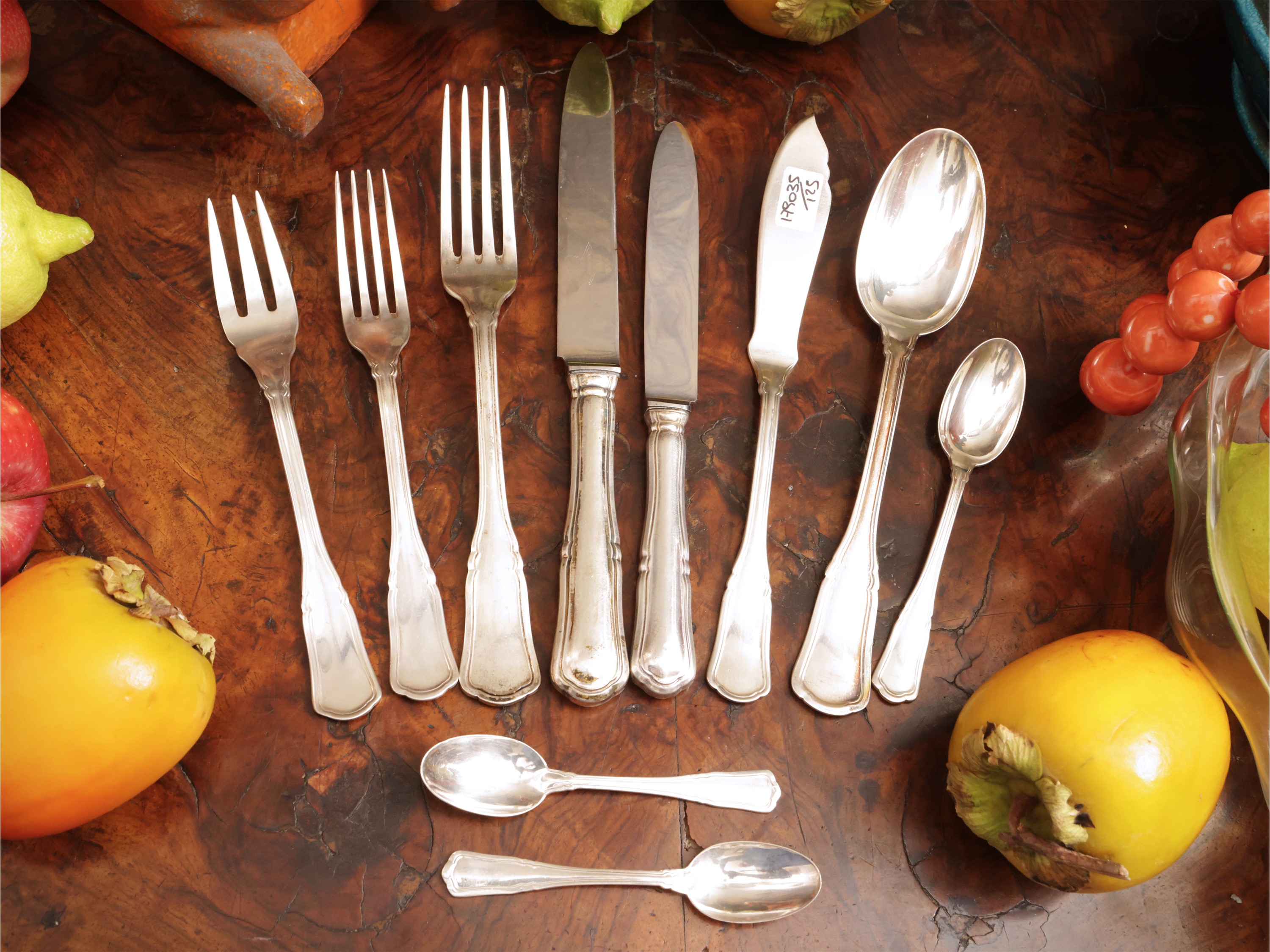 Servizio di posate in argento, Ricci Alessandria