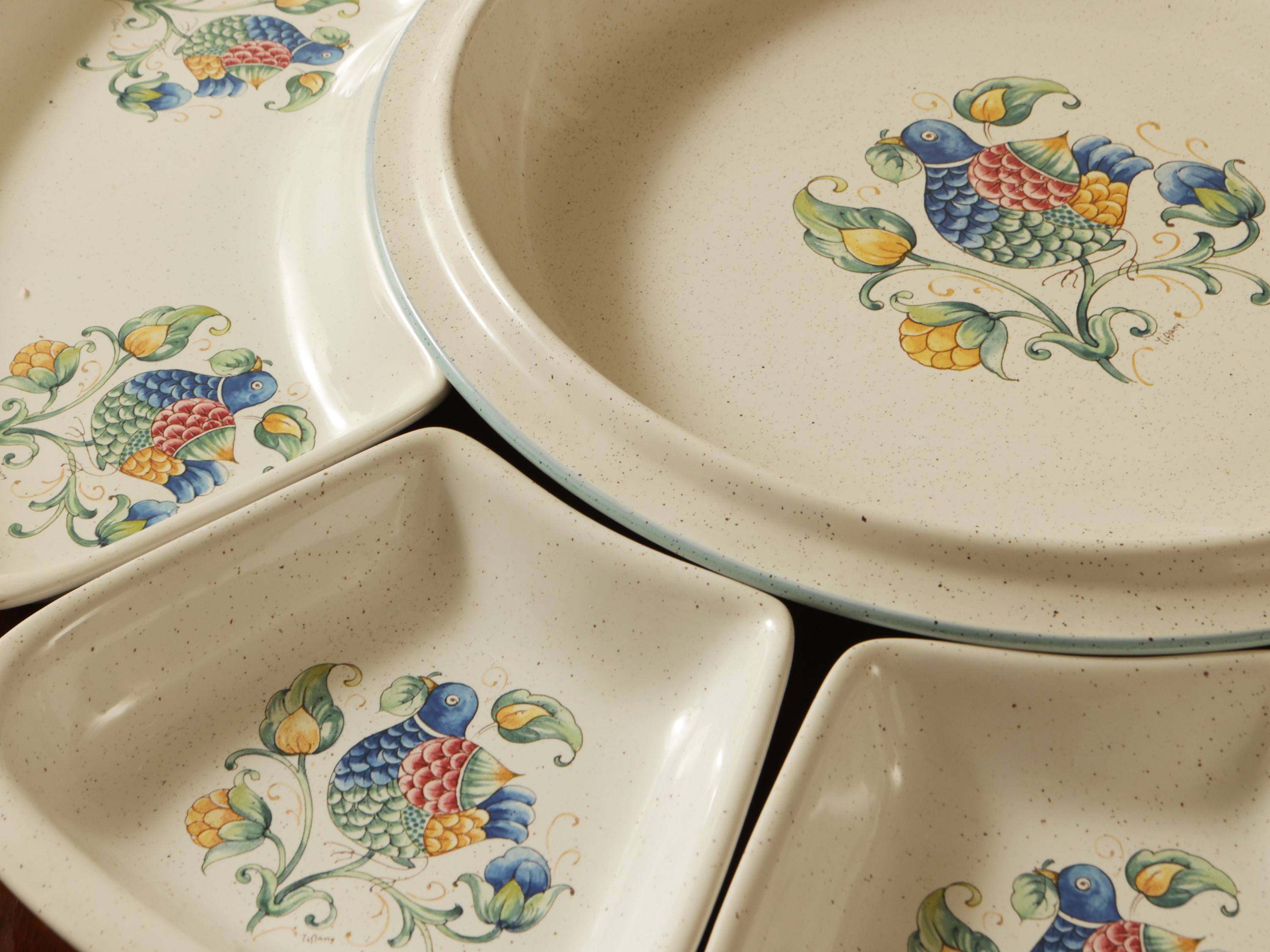 Set per Buffet All'aperto in Ceramica