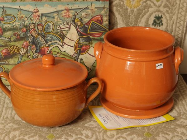 Terracotta couscous cooking set