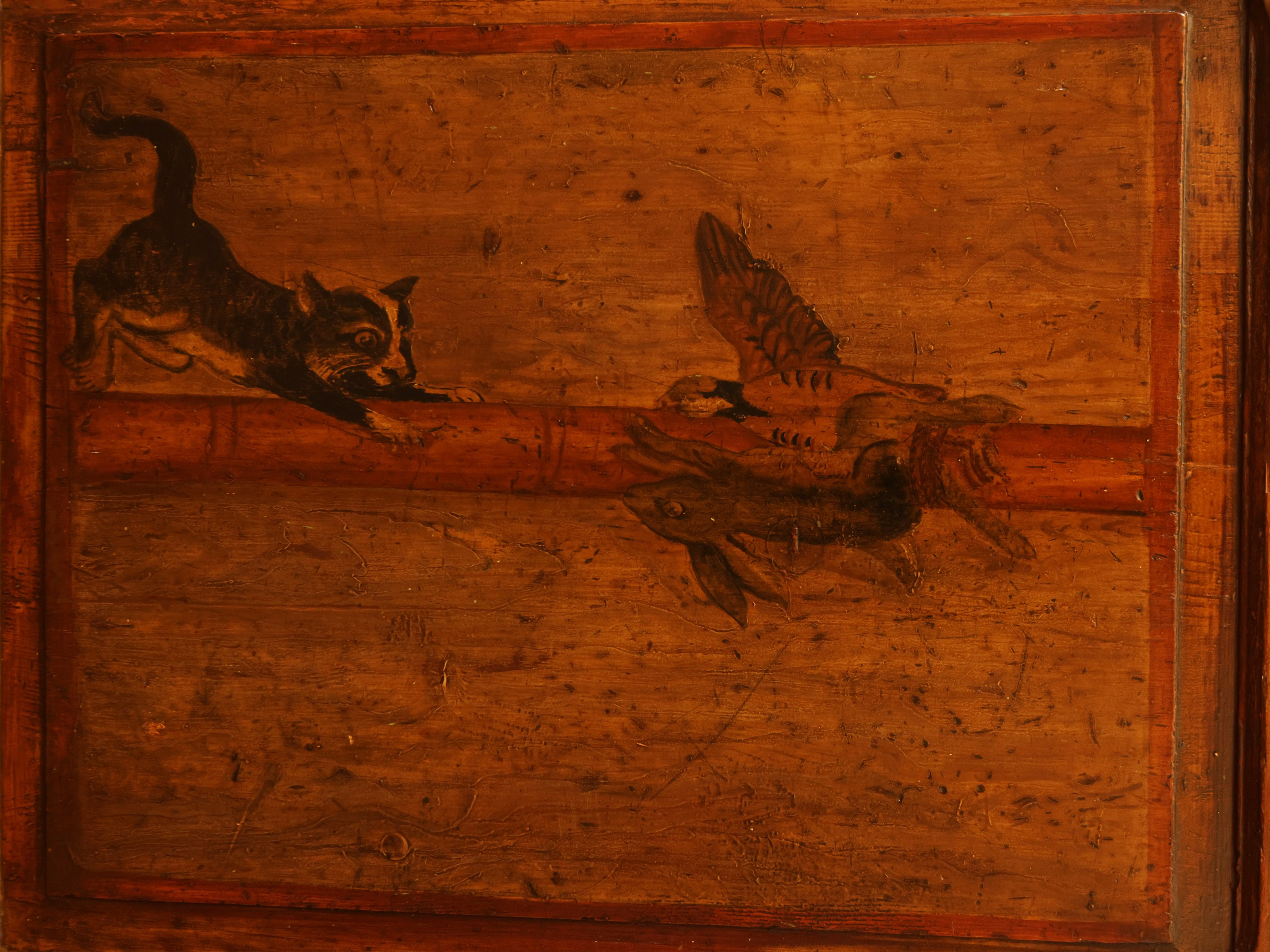 Coppia di porte in legno laccato