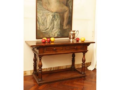 Tavolino Scrittoio in Noce