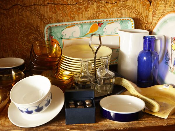 Miscellany of rustic table accessories