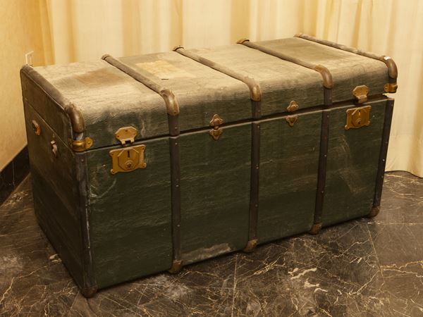 Vintage travel trunk