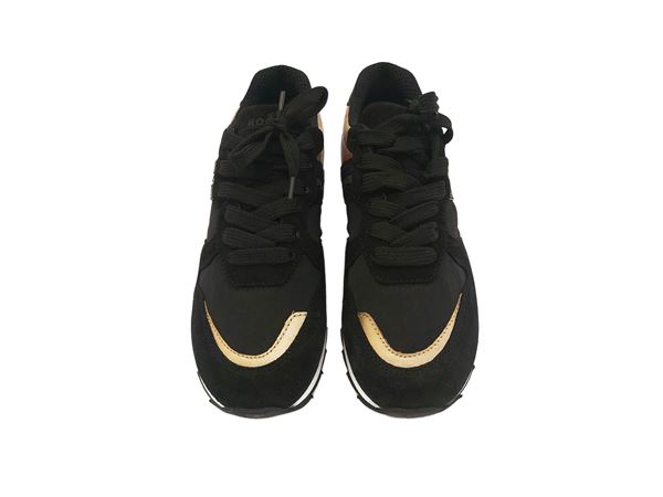 Hogan - Black suede sneakers