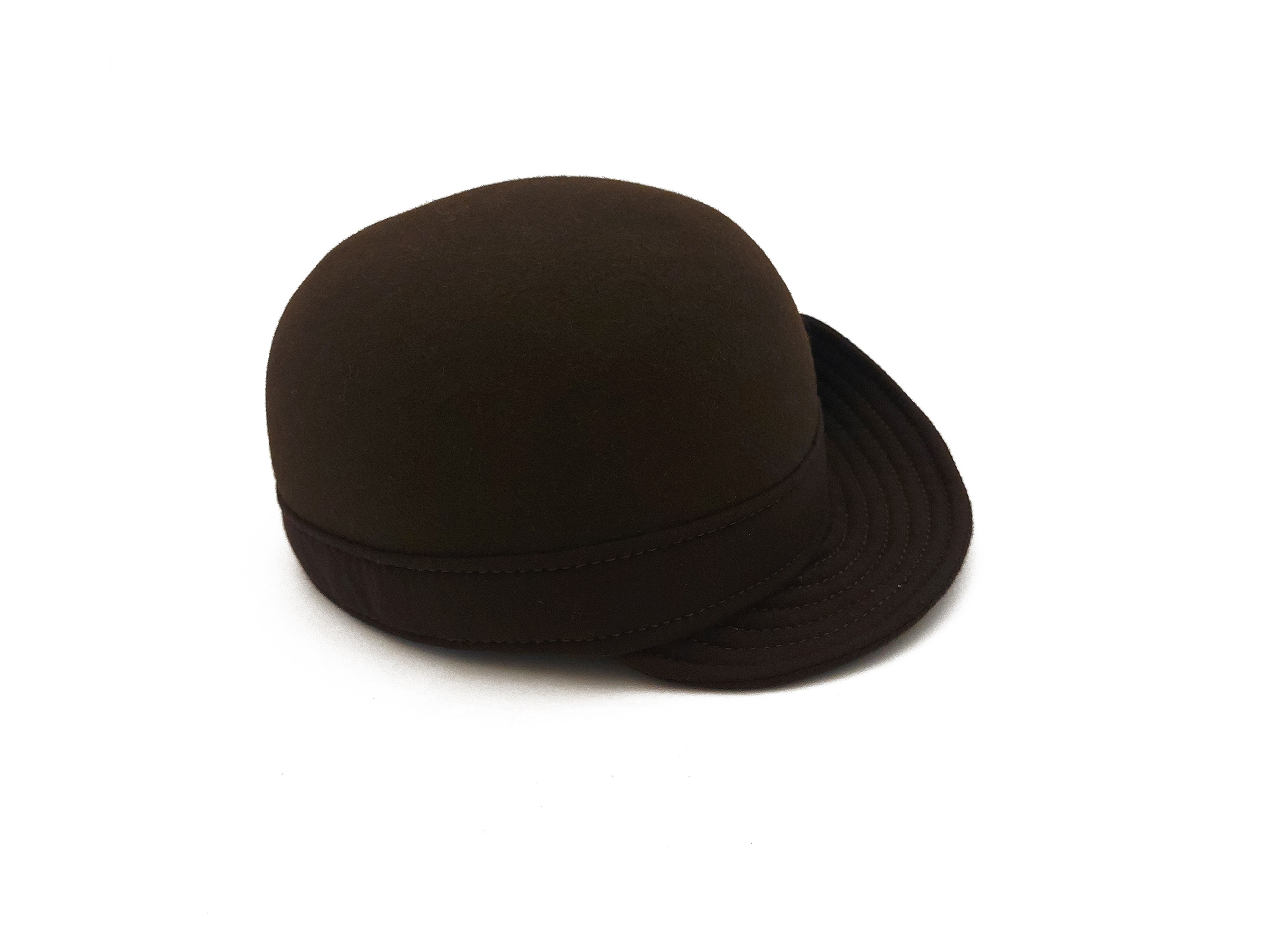 Gucci - Cappello in lapin marrone