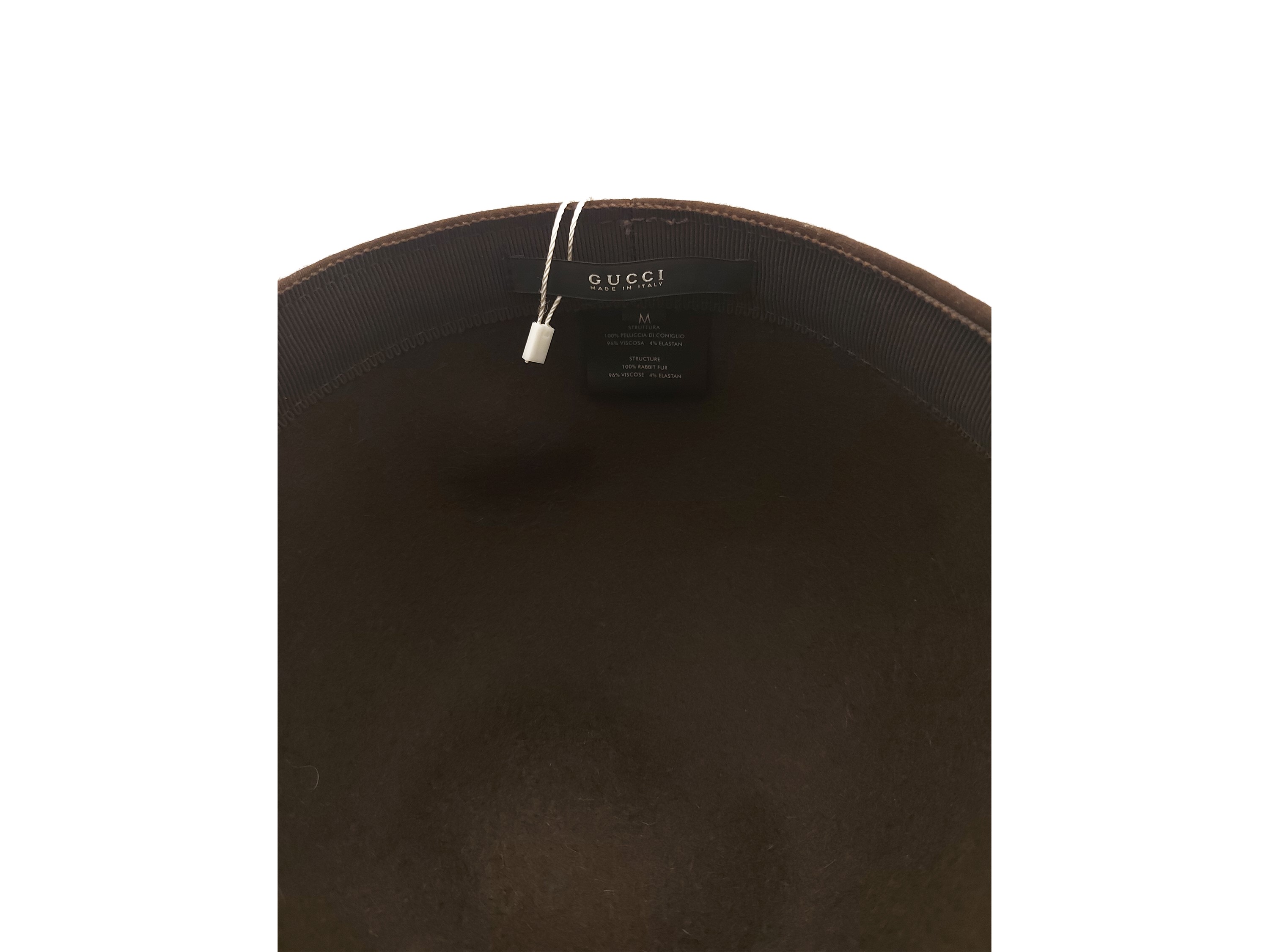 Gucci - Cappello in lapin marrone