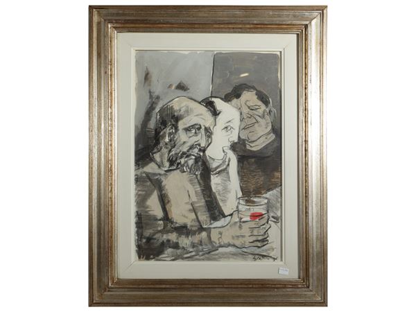 Renzo Grazzini - Studio di figure per l'Ultima Cena