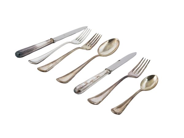 Silver cutlery service, Cesa Alessandria  - Auction A Dwelling in Prato - Maison Bibelot - Casa d'Aste Firenze - Milano