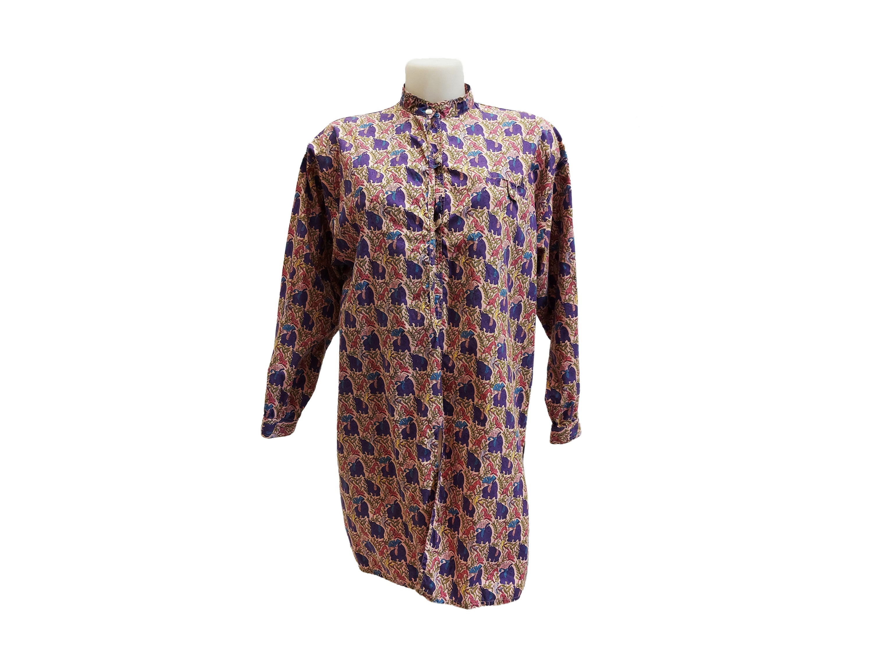 Roberta di Camerino Jeans set – Tunica in cotone fantasia