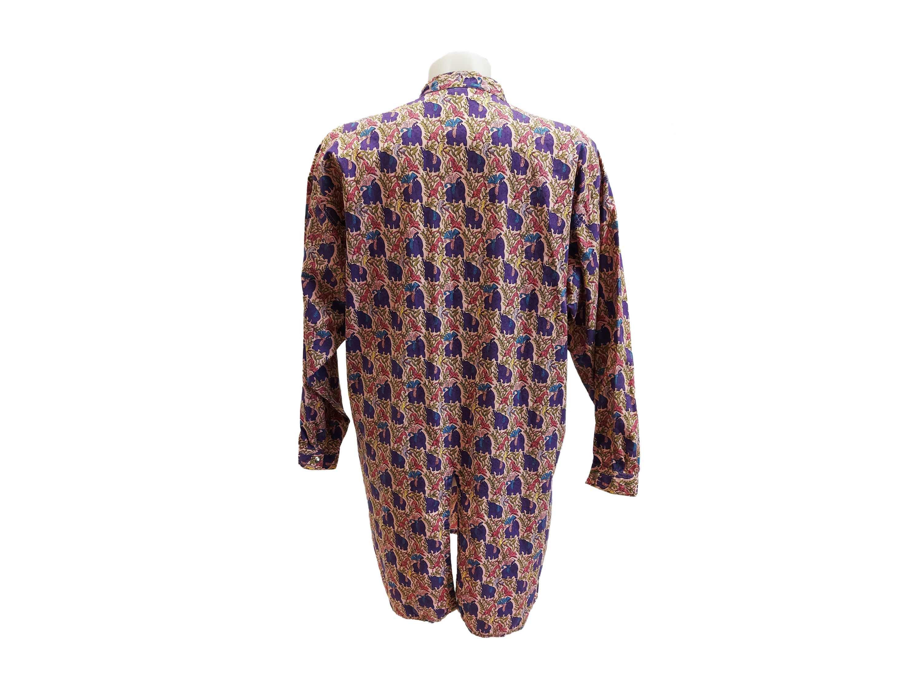 Roberta di Camerino Jeans set – Tunica in cotone fantasia