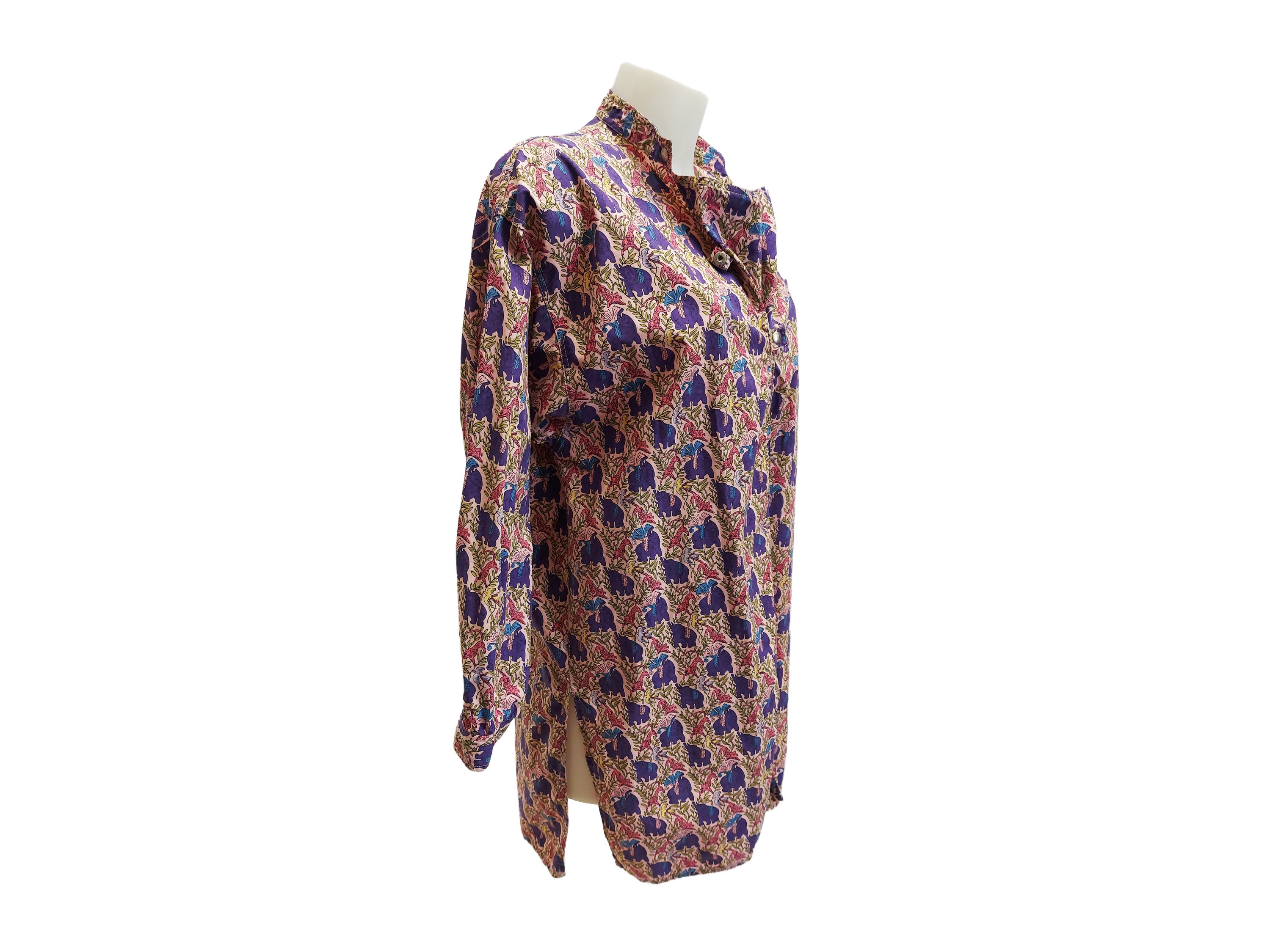 Roberta di Camerino Jeans set – Tunica in cotone fantasia