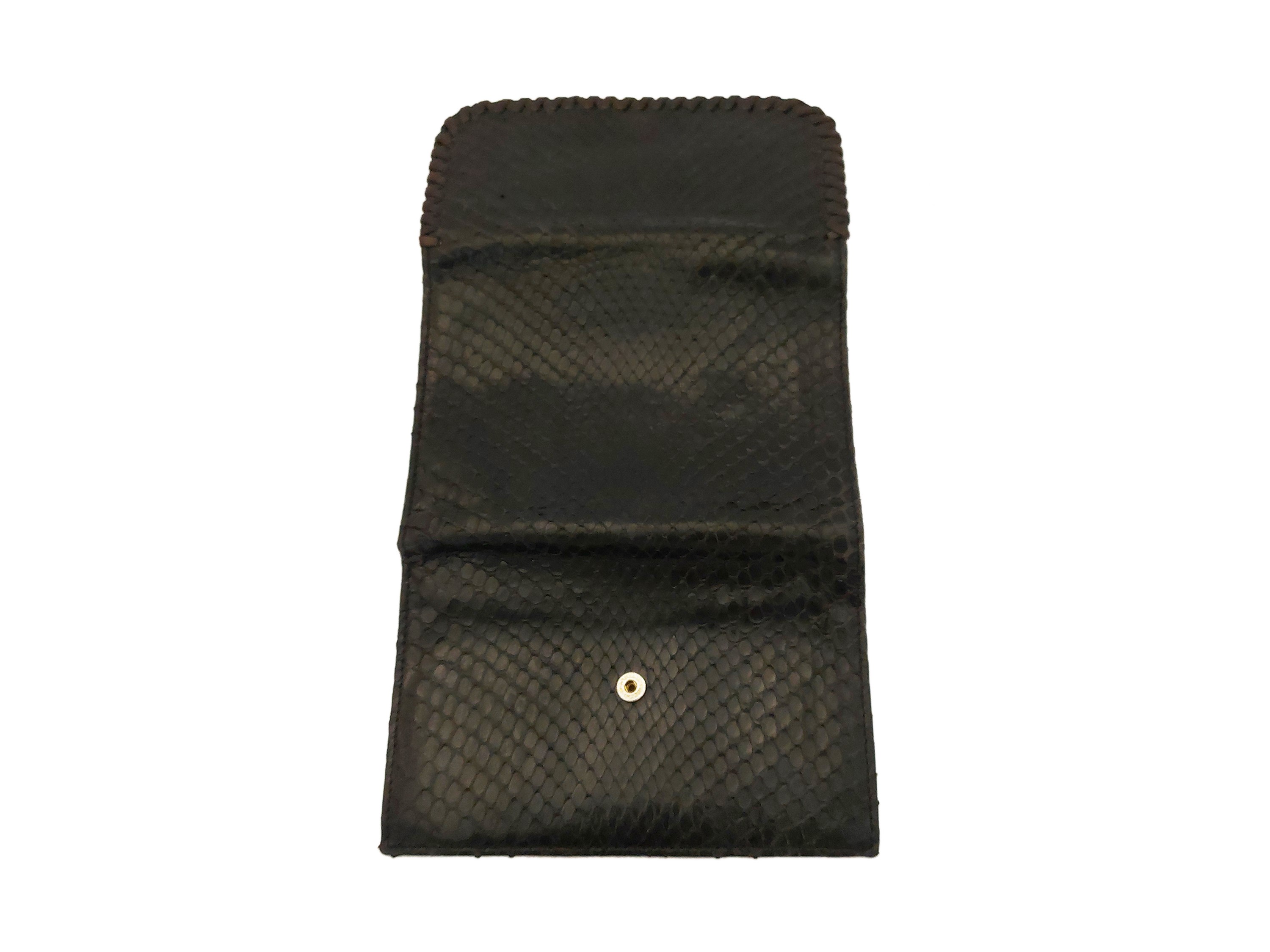Ermanno Daelli - Portafogli in pitone nero