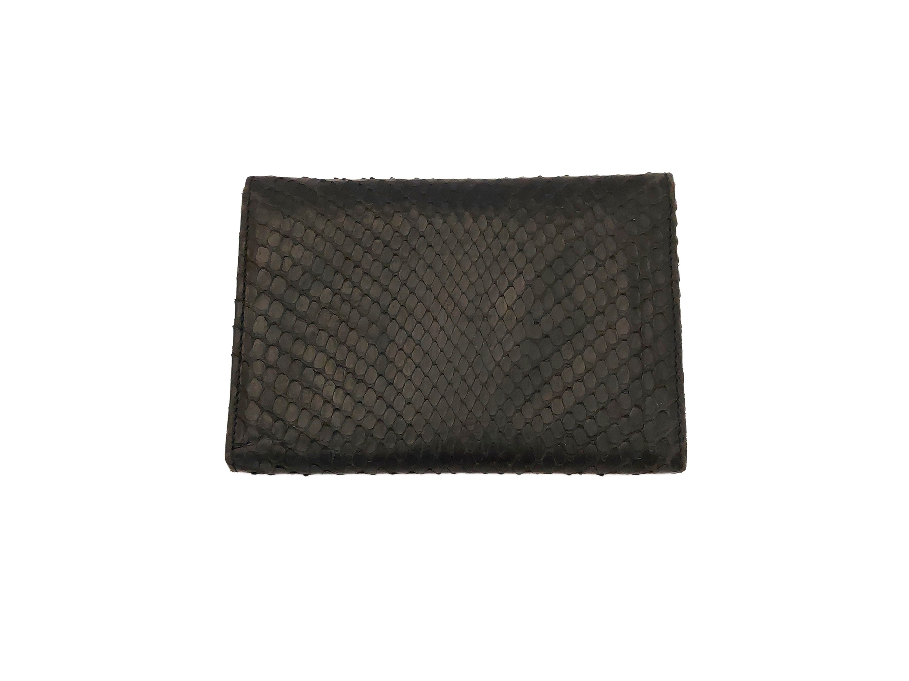 Ermanno Daelli - Portafogli in pitone nero