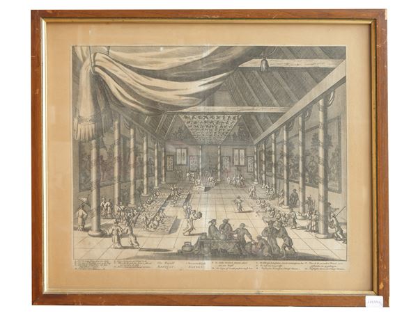 Scuola olandese del XVII secolo - Due incisioni