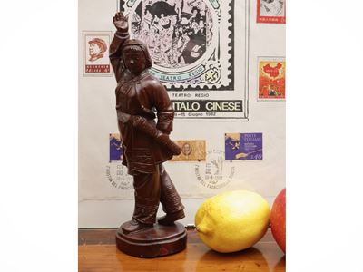 Scultore cinese, Figura in legno scolpito, periodo Mao (ca. 1950–1970)