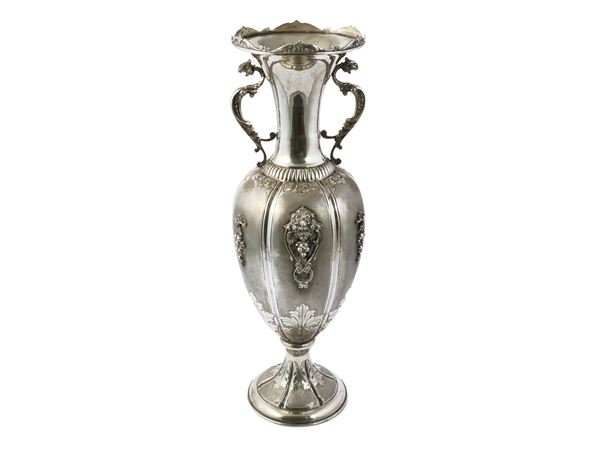 Silver baluster vase  (beginning of the 20th century)  - Auction A Dwelling in Prato - Maison Bibelot - Casa d'Aste Firenze - Milano