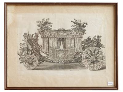 Filippo Passarini, Carrozze (insieme di due acqueforti)
