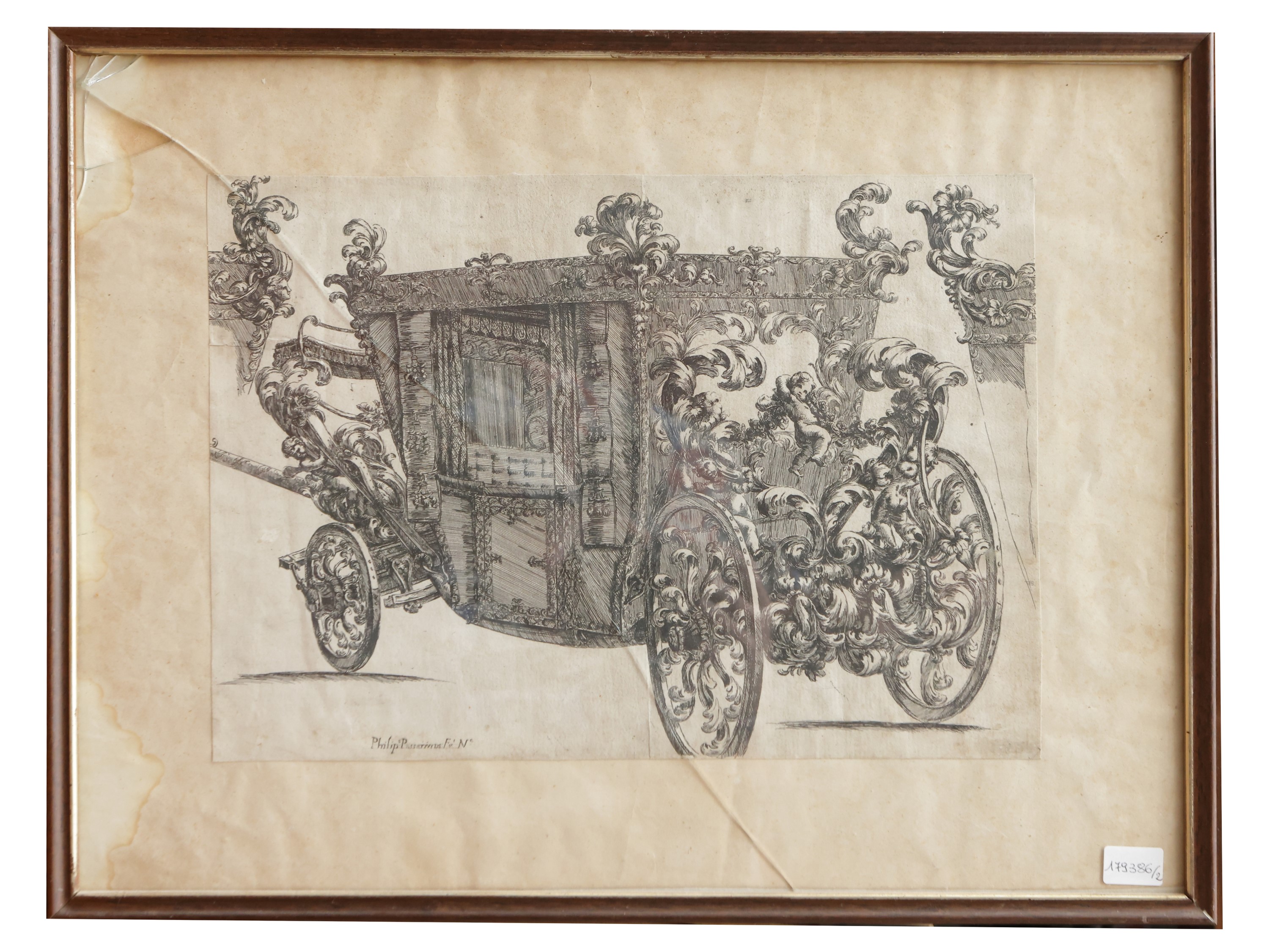 Filippo Passarini, Carrozze (insieme di due acqueforti)