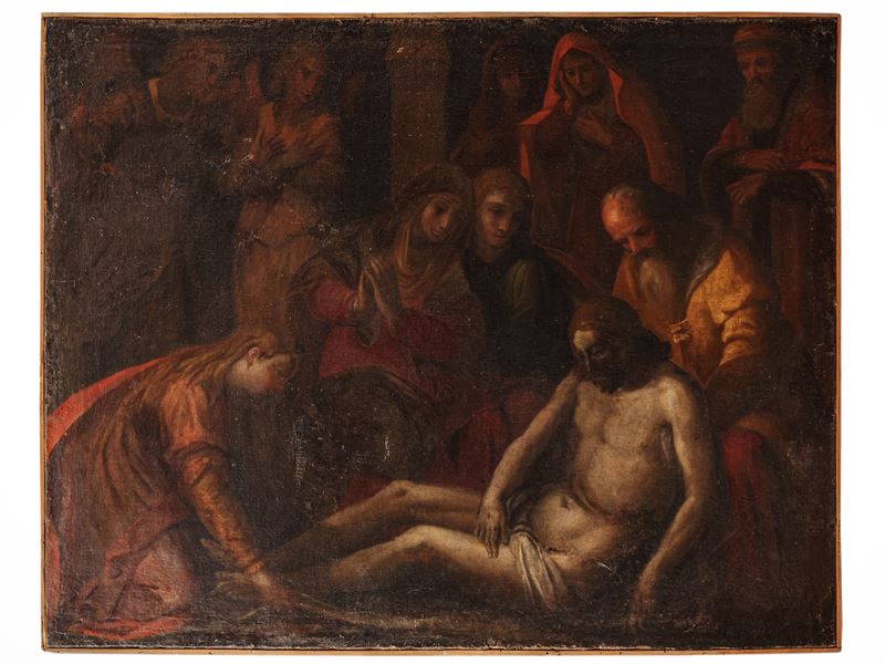 Scuola Senese del XVII Secolo - Deposizione dalla croce