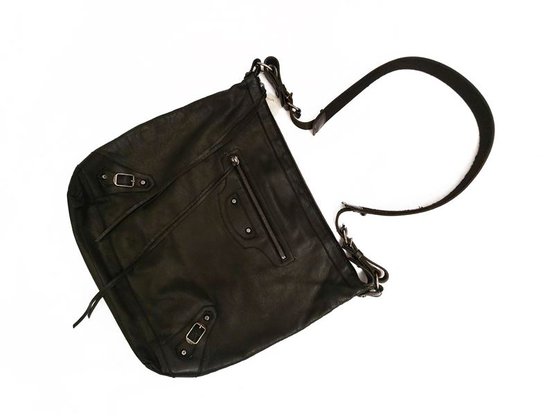 Balenciaga - Borsa Courier in nappa nera