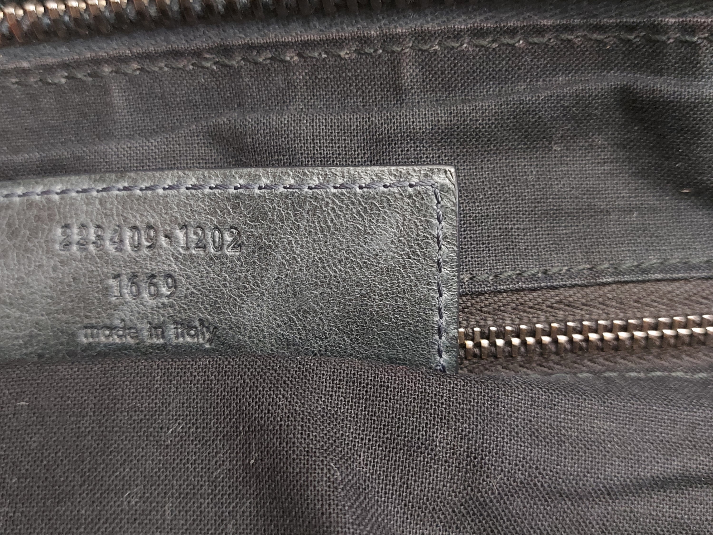 Balenciaga - Borsa Courier in pelle grigia