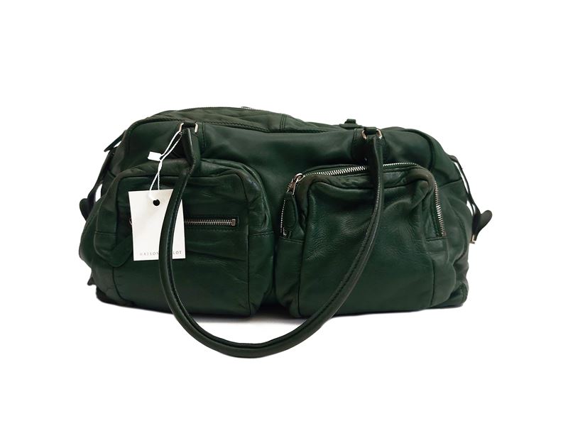 Balenciaga - Borsa Le City in pelle di agnello verde
