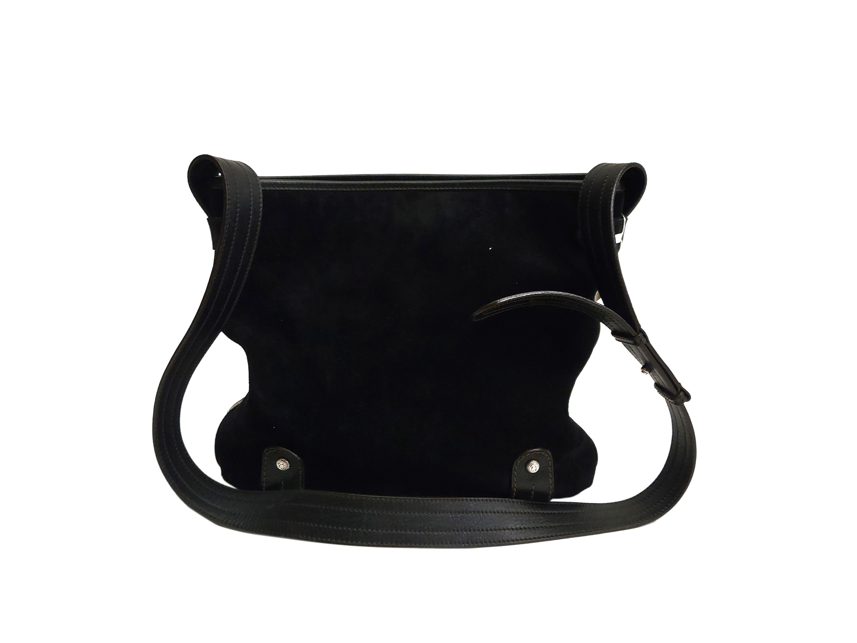 Salvatore Ferragamo - Secchiello in suede nero