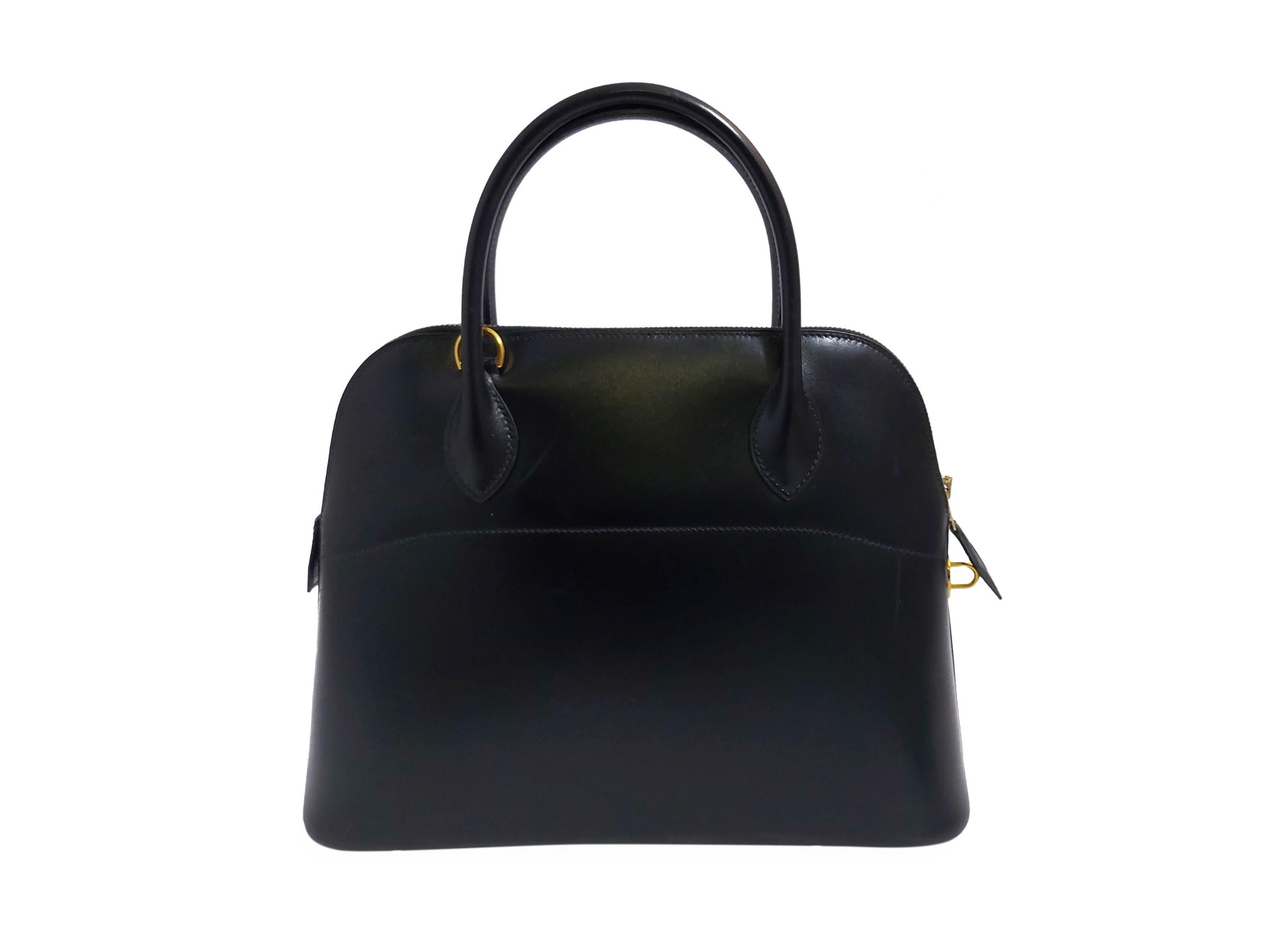Hermès - Borsa Bolide 31 in pelle nera spazzolata