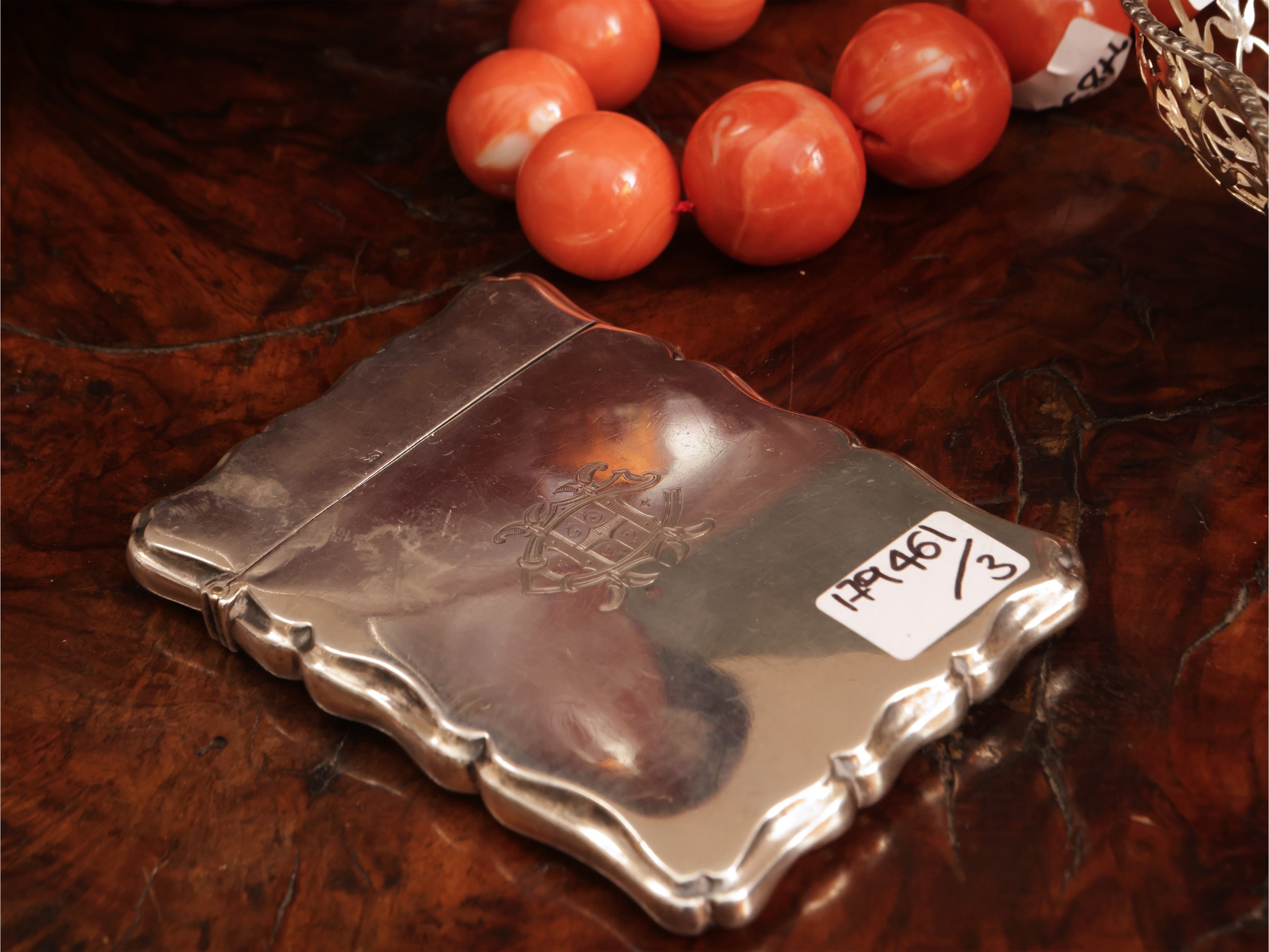 Tre accessori da collezione in argento