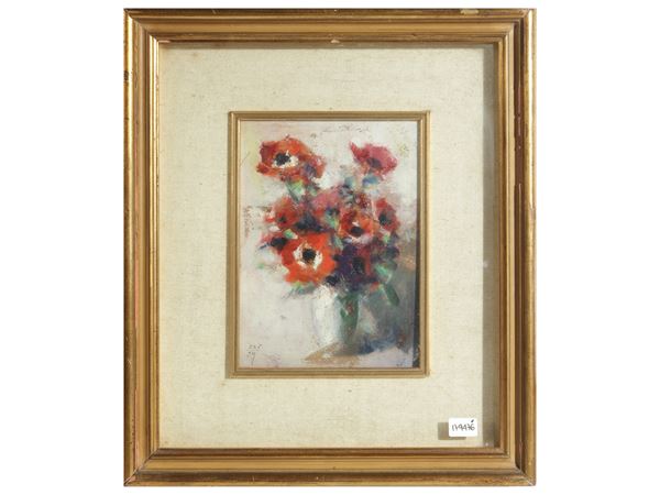 Corrado Michelozzi : Vaso di fiori  - Asta Arte Moderna e Contemporanea - Maison Bibelot - Casa d'Aste Firenze - Milano