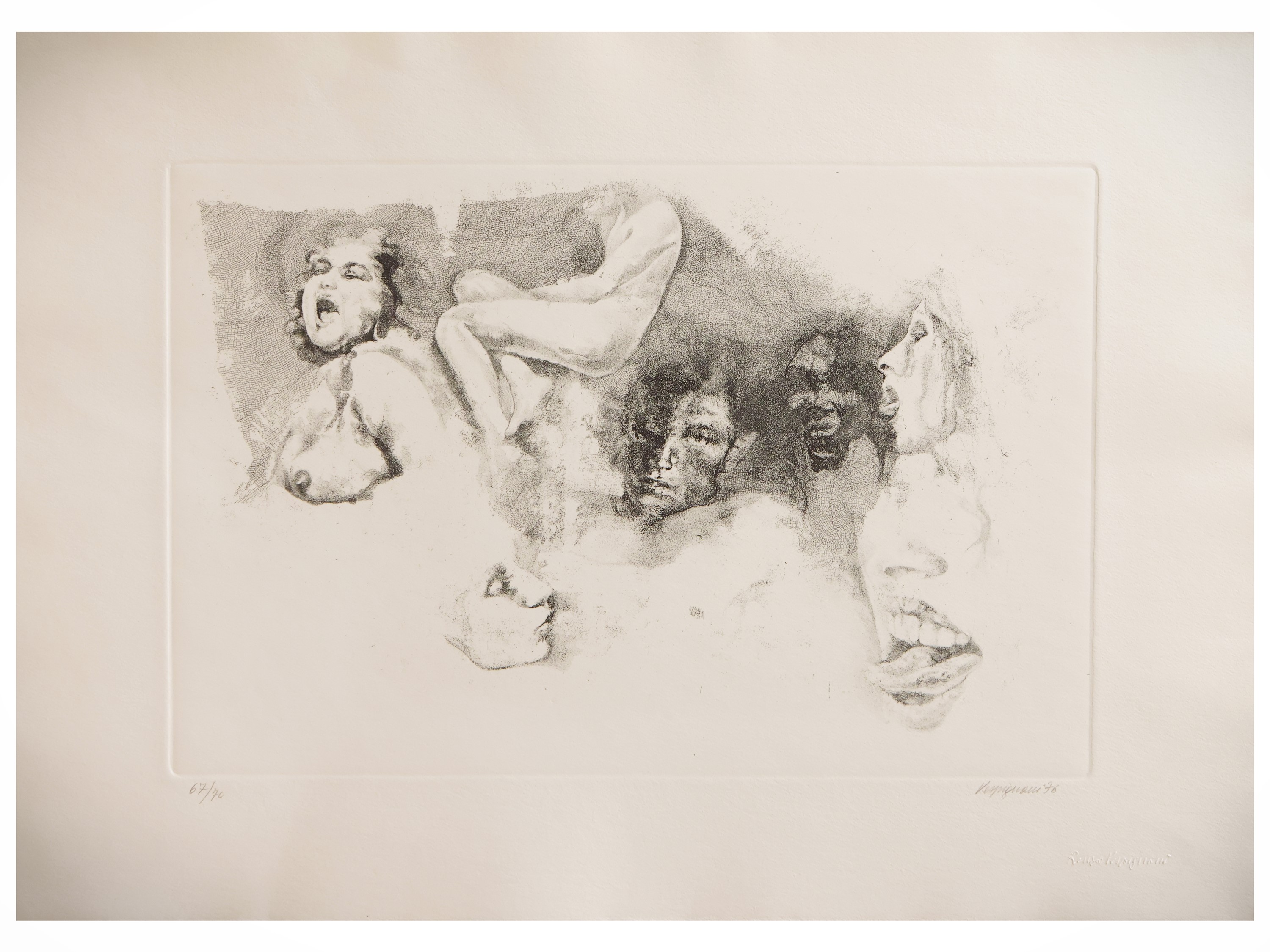 Giuseppe Zigaina, Anatomia; Dante Zamboni, I monti pallidi; Renzo Vespignani, Scena erotica – Inc...