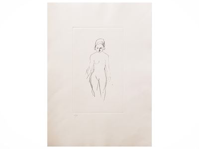 Brunori, Ombra diffusa; Capocchini, Nudo; Ciarrocchi, Angelina — tre incisioni (Edizioni del Biso...