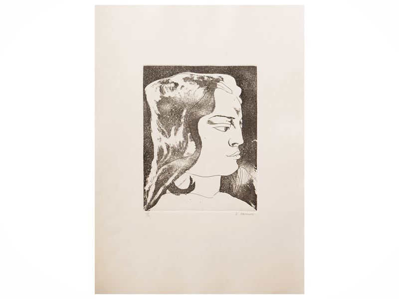 Fabrizio Clerici, Ovile; Enzo Faraoni, Figura femminile; Fernando Farulli, Profumo di donna — tre...