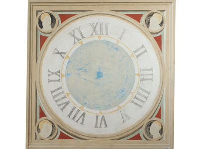 Quadrante di Orologio Ispirato All'affresco del Duomo di Firenze Realizzato da Paolo Uccello