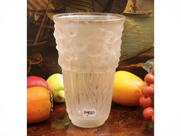 Sabino vase "Les Algues et Berniques" decor