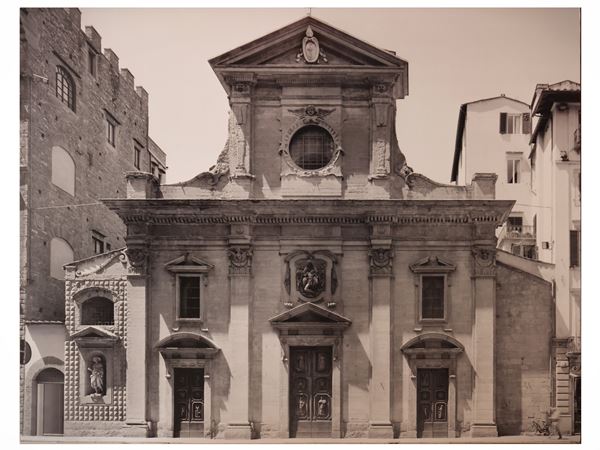 Gianfranco Giovagnoli - Facciata di Santa Trinita - Facciata di Santa Trinita dettaglio