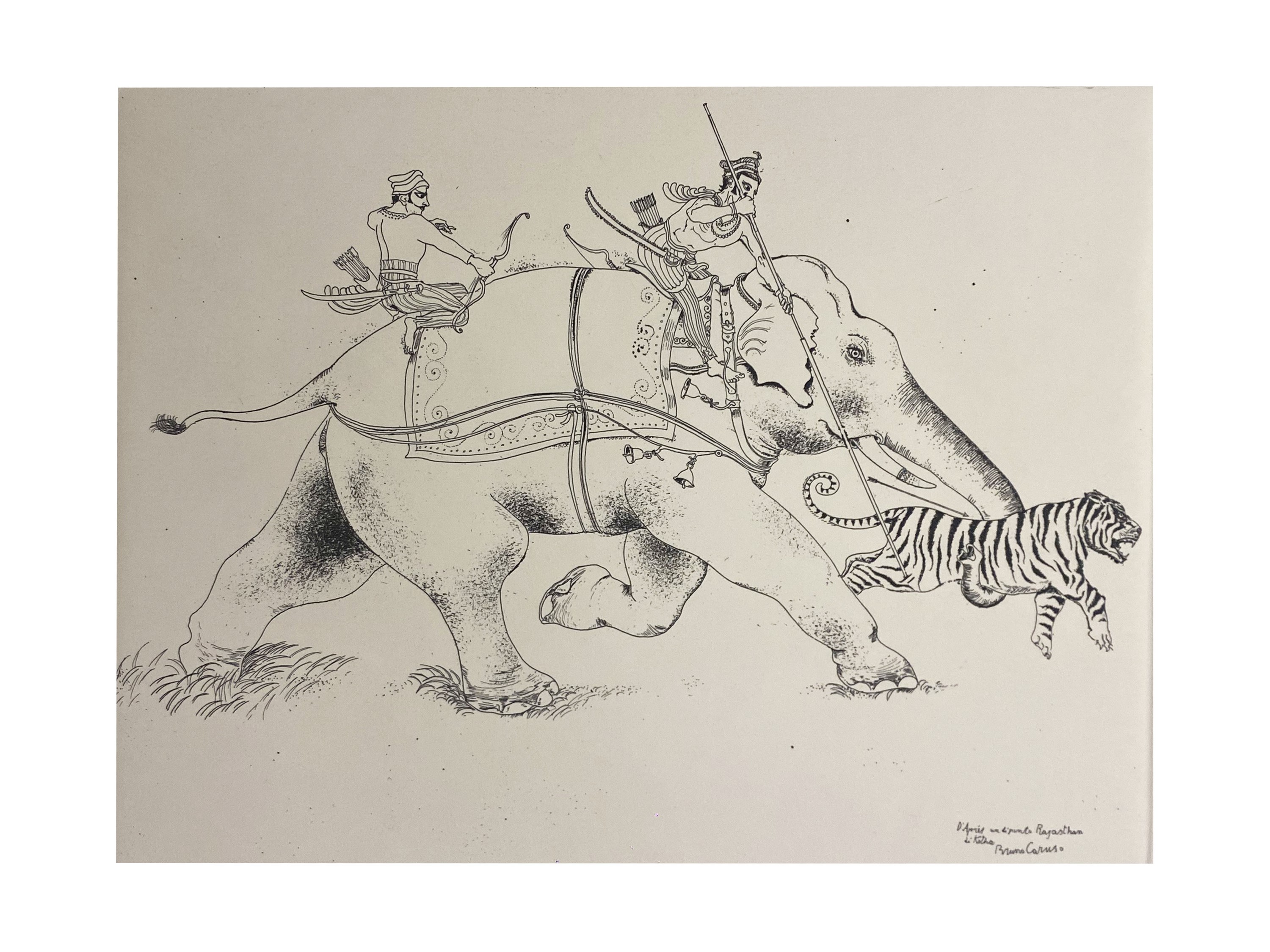 Fabrizio Clerici, Ovile; Bruno Caruso, La Caccia sull'elefante; Silvio Loffredo, Il felino e la r...