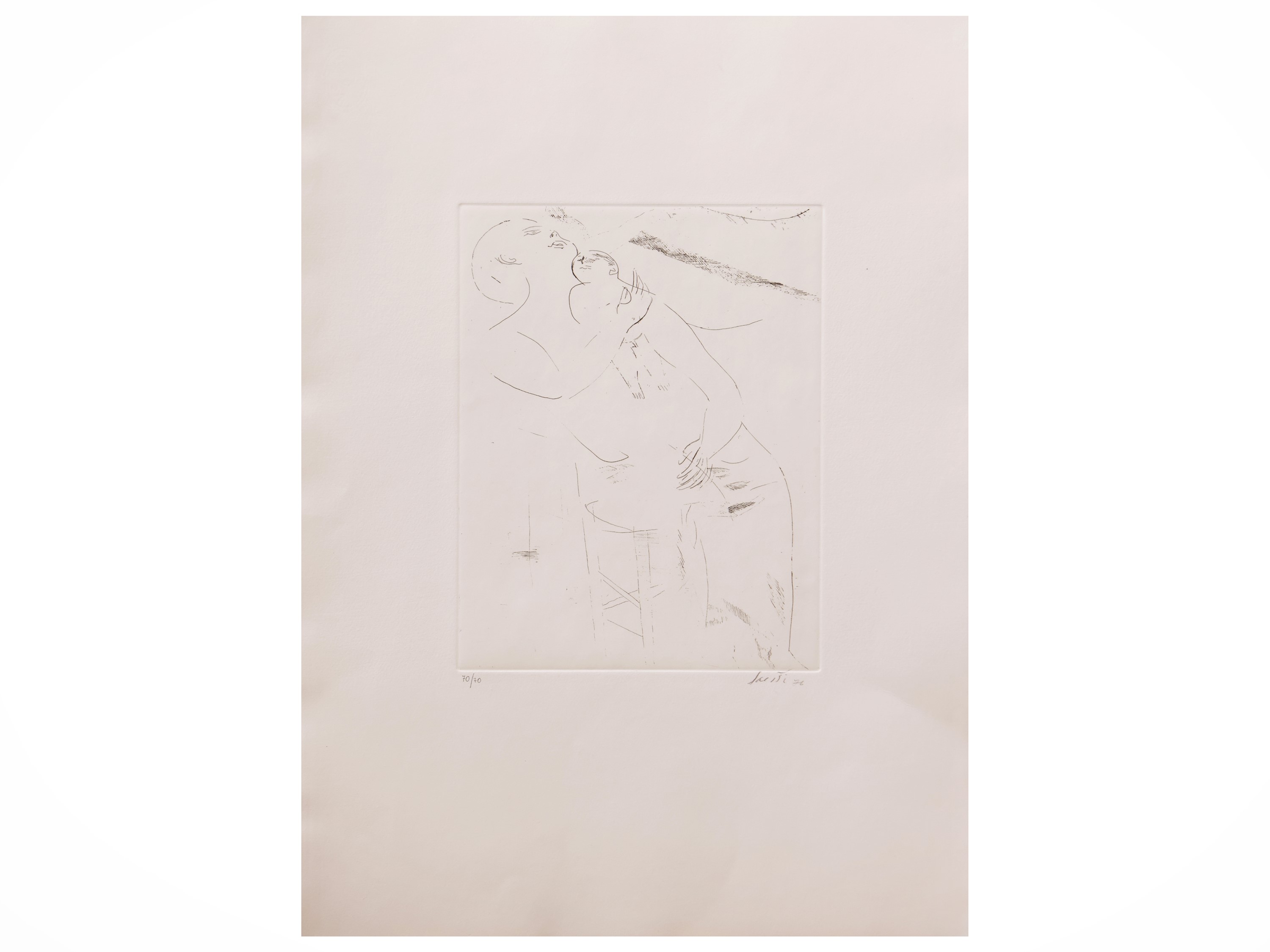 Due incisioni: Antonio Possenti e Bruno Saetti