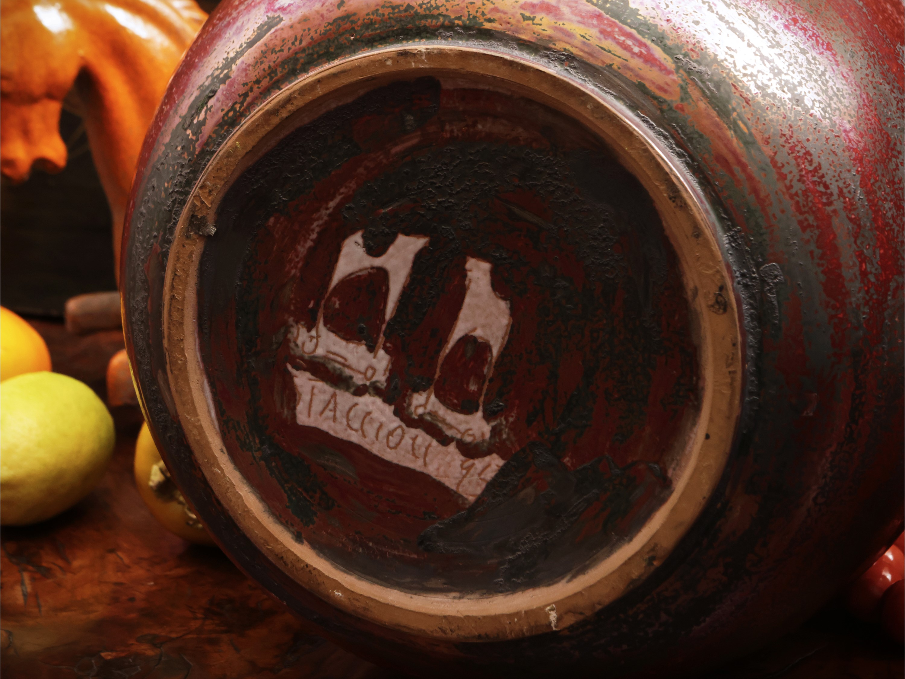 Paolo Staccioli - Grande Vaso in Ceramica a Lustro 1995
