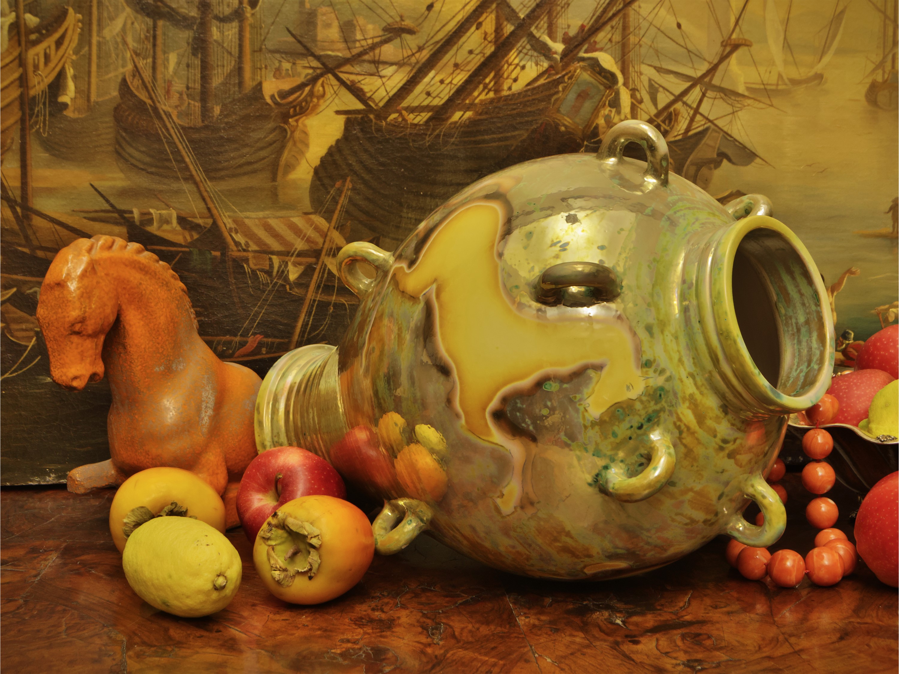 Paolo Staccioli - Vaso in Ceramica a Lustro 1993