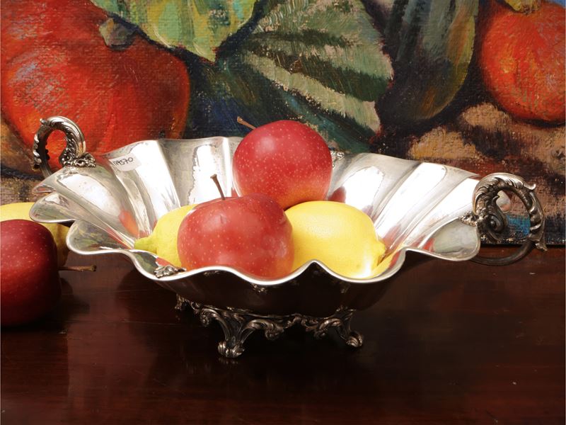 Centrotavola in argento, Cesa Alessandria