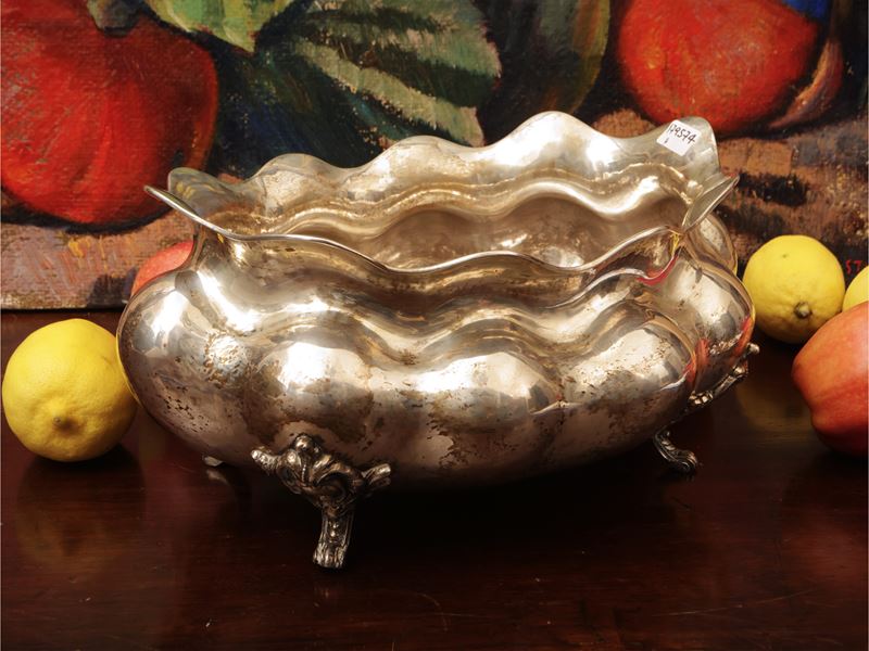 Centrotavola in argento