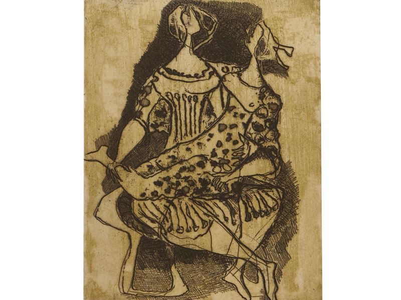 Due figure in poltrona