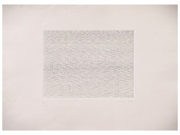 Piero Dorazio : Composizione 1976  - Auction Works on Paper - Maison Bibelot - Casa d'Aste Firenze - Milano